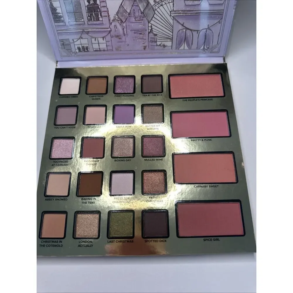 Too Faced Christmas in London Eyeshadow Palette Blush Limited Edition NEW Pink